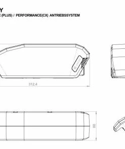 E-Bike Vision - EBV Batterie De Cadre Compatible Bosch Active (Plus) / Performance (CX) 36 V -Vélos électriques Soldes 2022 540 3840x2160
