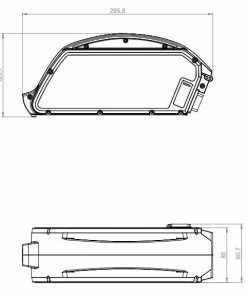 E-Bike Vision - EBV Batterie De Cadre Compatible Bosch Powerpack Classic Line -Vélos électriques Soldes 2022 e bike vision batterie de cadre compatible bosch classic line 2 3840x2160